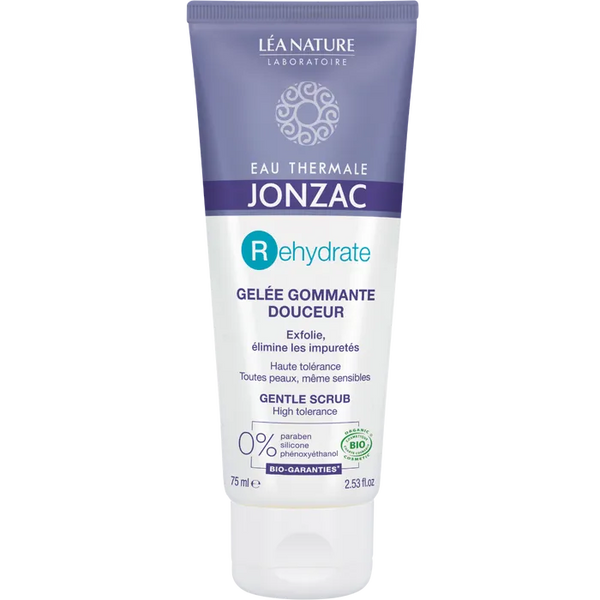 EAU THERMALE JONZAC REHYDRATE - Gelée Gommante Douceur - Tous Types de Peaux, 75ml