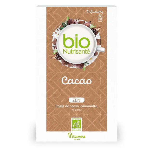 NUTRISANTE Infusion Cacao Vitavea Santé BIO, 20 sachets