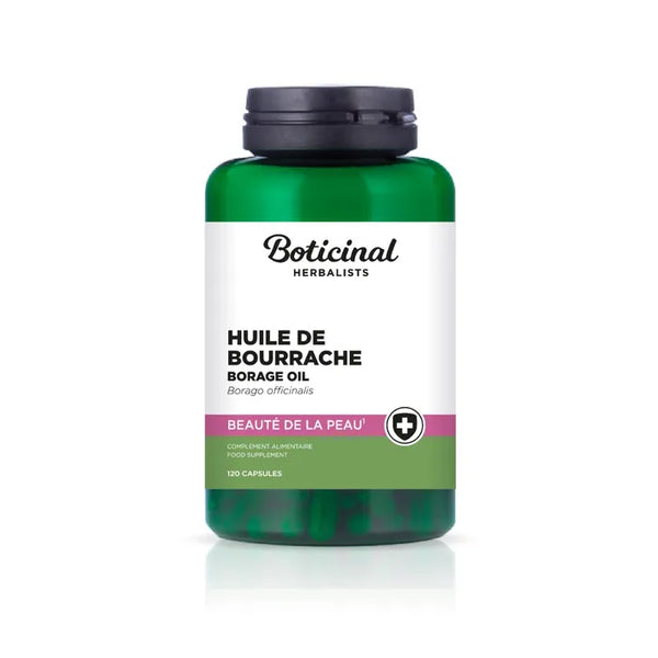 BOTICINAL LABORATOIRE BEAUTE DE LA PEAU - Huile de Bourrache, 120 capsules