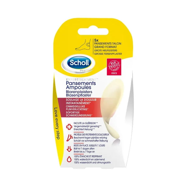 SCHOLL EXPERTTREATMENT - Pansements Ampoules Talons, 5 Unités