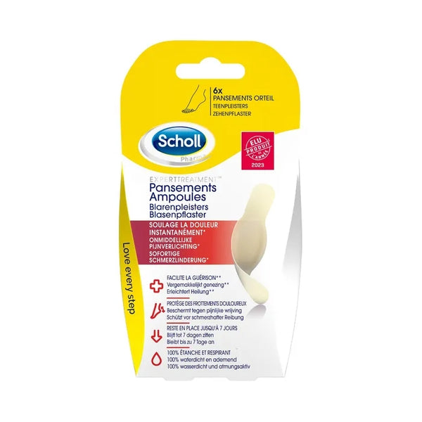 SCHOLL EXPERTTREATMENT - Pansements Ampoules Orteils, 6 Unités