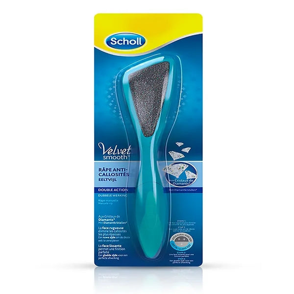 SCHOLL VELVET SMOOTH - Râpe Anti-Callosités Double Action
