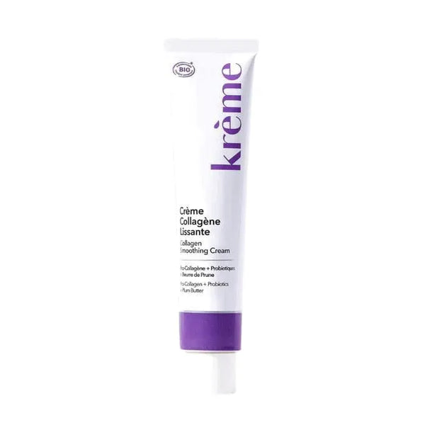 KRÈME Crème Collagène Lissante Bio - Visage - Peaux Normales à Sèches, 50ml