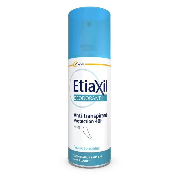 ETIAXIL Déodorant Anti-Transpirant 48h Pieds, 100ml