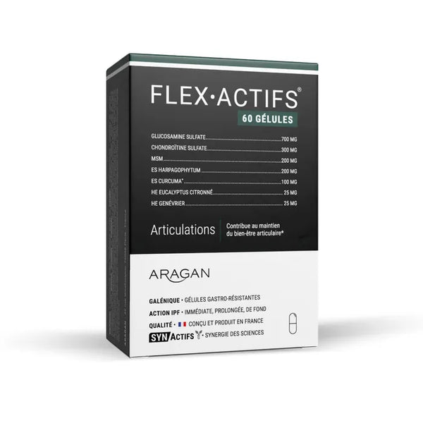 ARAGAN SYNACTIFS - FLEXACTIFS® - Bien-Être Articulaire - 60 gélules