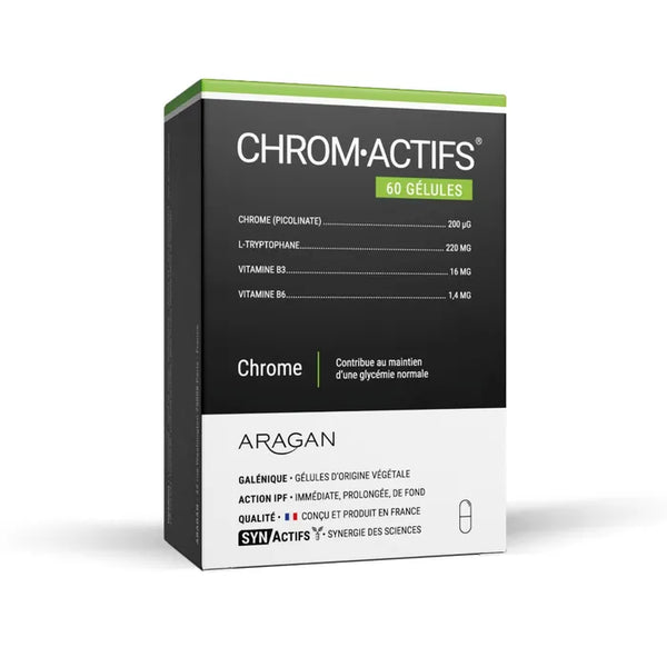 ARAGAN SYNACTIFS - CHROMActifs - Chrome, 60 Gélules