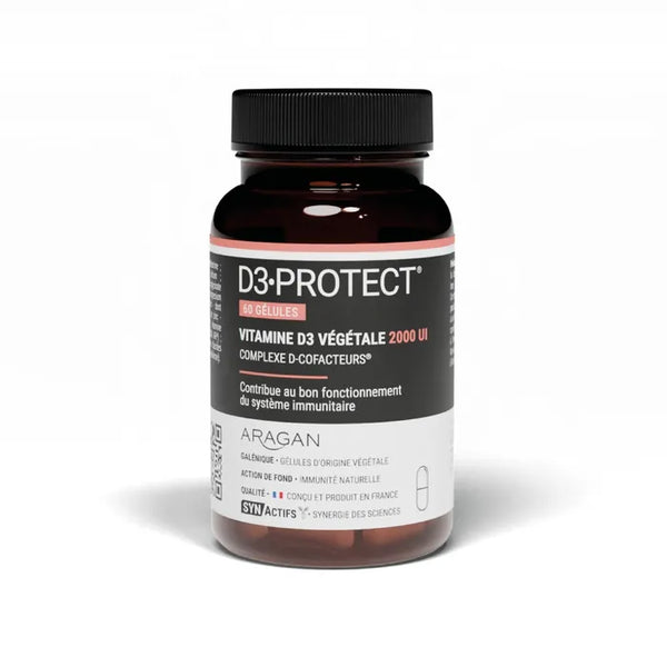 ARAGAN SYNACTIFS - D3 PROTECT® - Renforce Système Immunitaire - 60 gélules