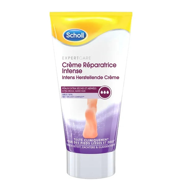 SCHOLL EXPERTCARE - Crème Réparatrice - Pieds Extra Secs à Abîmés, 150ml