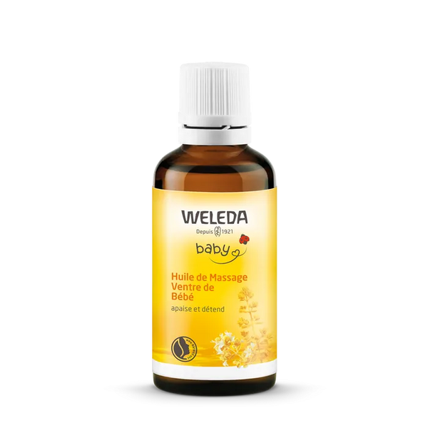 WELEDA BÉBÉ - Huile de Massage Ventre de Bébé, 50ml
