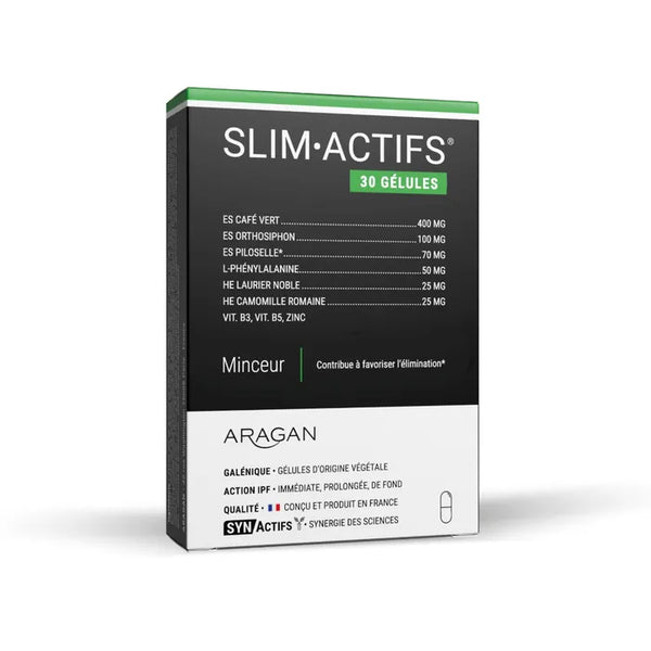 ARAGAN SYNACTIFS - LIPOACTIFS® - Minceur, 30 gélules
