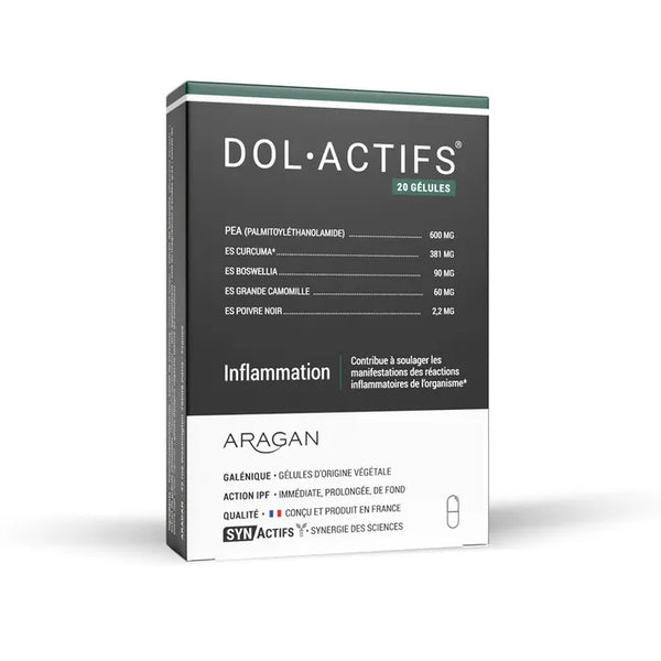 ARAGAN SYNACTIFS - DOLACTIFS® - Inflammatoire, 20 gélules