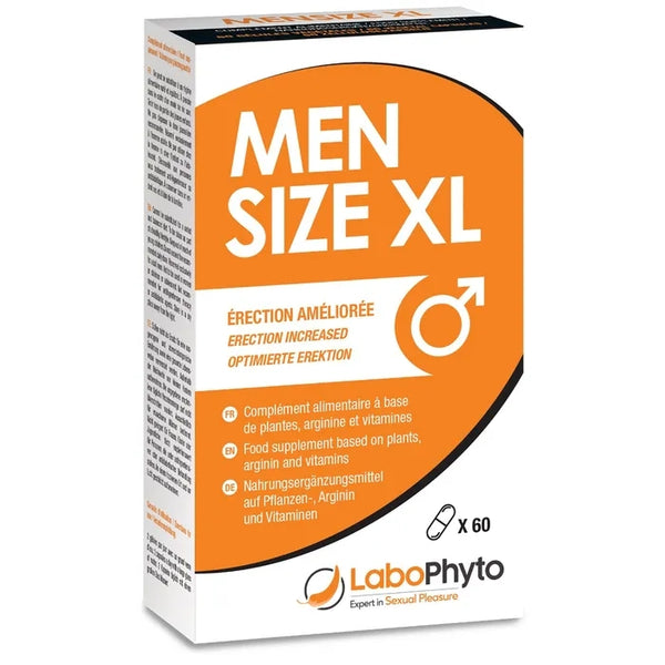 LABOPHYTO MENSIZE XL - Érection Améliorée, 60 Gélules