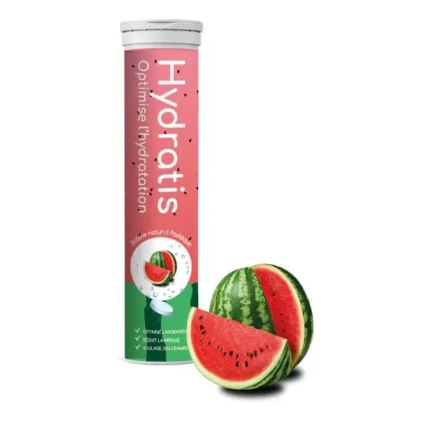 HYDRATIS Pastèque, 20 Pastilles Effervescentes