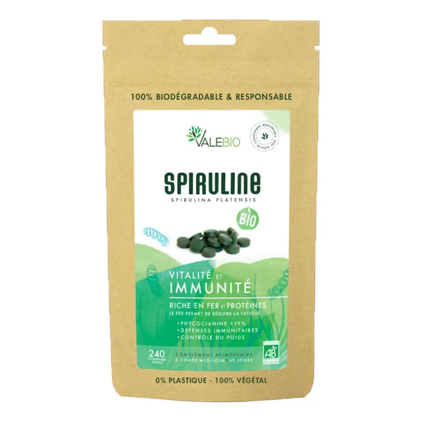 VALEBIO Spiruline Bio, 240 comprimés