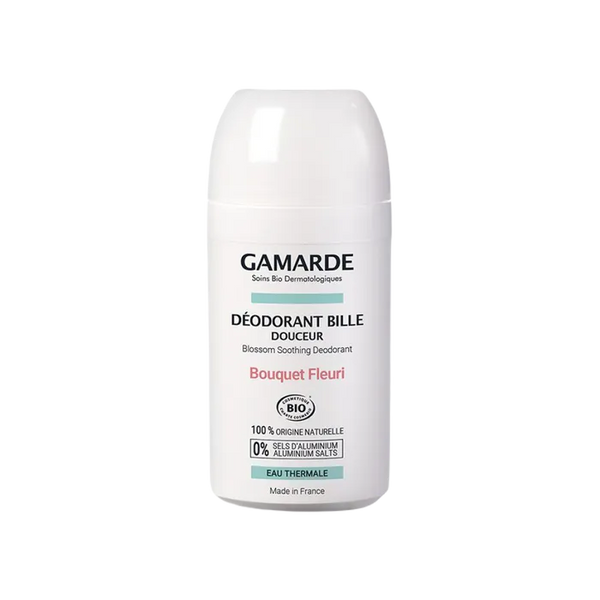 GAMARDE Déodorant Douceur Bouquet Fleuri Bio Roll-On - Tous Types de Peaux, 50ml