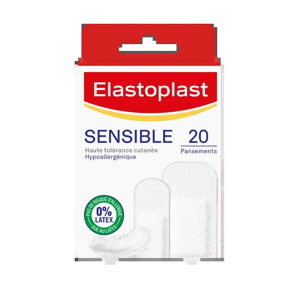 ELASTOPLAST SENSIBLE - Pansements Peaux Sensibles 2 formats, 20 unités