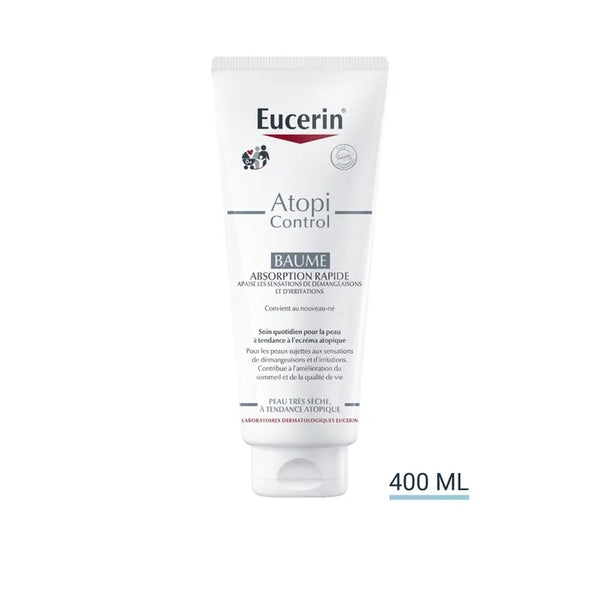 EUCERIN ATOPICONTROL - Baume Corps Calmant - Peaux Très Sèches, 400ml