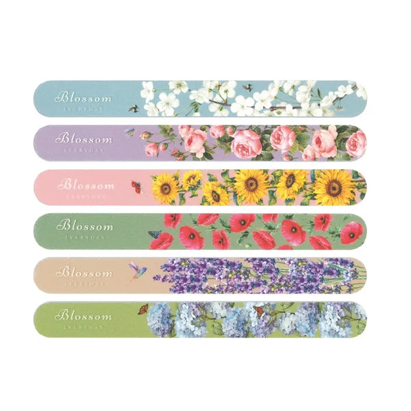 ALTESSE Limes à Ongles Emeri Fantaisie Motif Aléatoire - Grand Modèle, Lot de 2