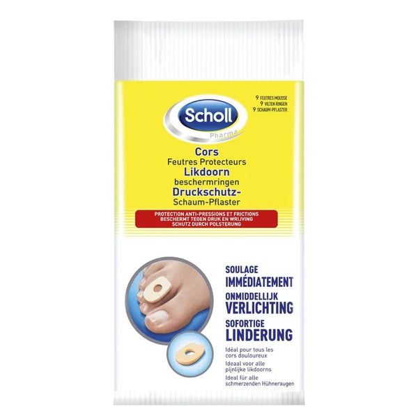 SCHOLL Feutres Protecteurs Cors, 9 Unités