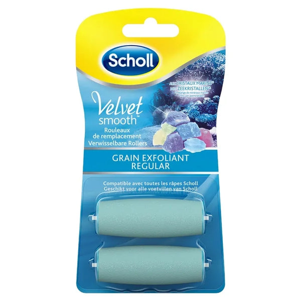SCHOLL VELVET SMOOTH - Rouleaux de Remplacement, 2 Unités