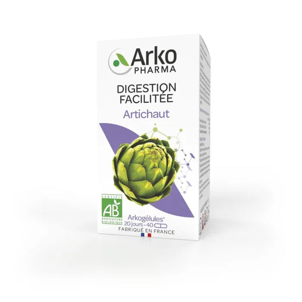 ARKOPHARMA ARKOGELULES - Artichaut Bio, Confort Digestif, 40 gélules