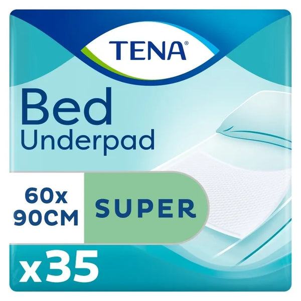 TENA BED - Alèse Jetable Super 60x90cm, 35 Unités