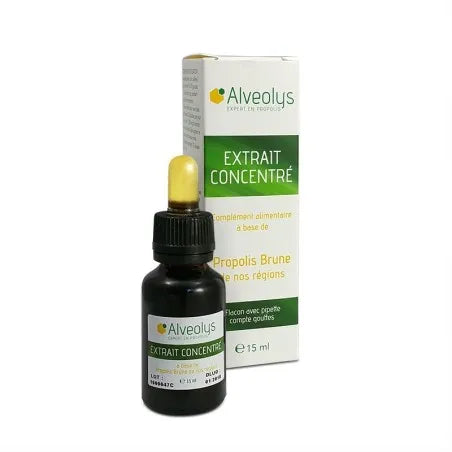 ALVEOLYS Extrait Concentré de Propolis Brune, 15ml