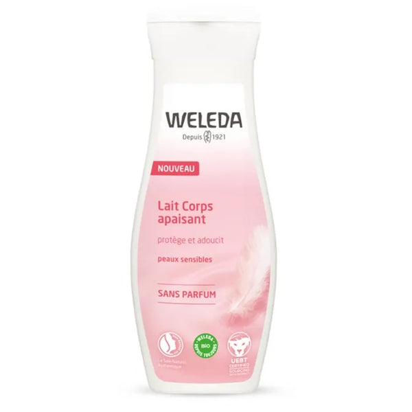 WELEDA Lait Corps Apaisant Sans Parfum - Peaux Sensibles, 200ml