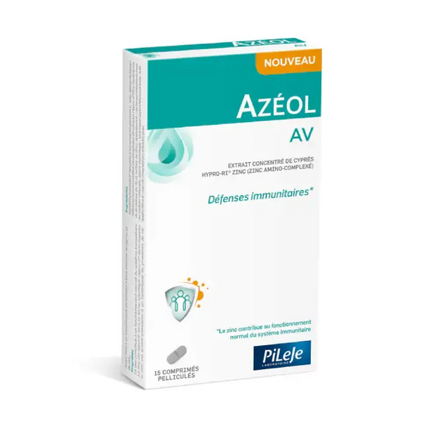PILEJE Azeol AV Défenses Immunitaires, 15 comprimés