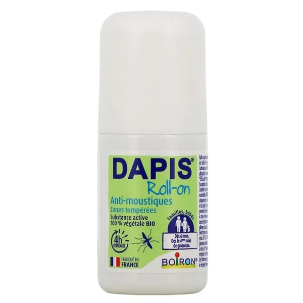 BOIRON DAPIS Roll-On Répulsif Anti-Moustiques - Zone Tempérées, 40ml
