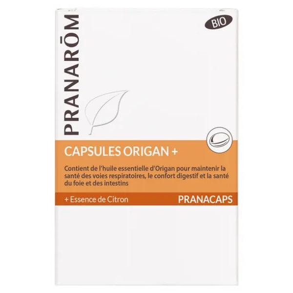 PRANAROM Pranacaps - Origan+ Bio, 30 Capsules
