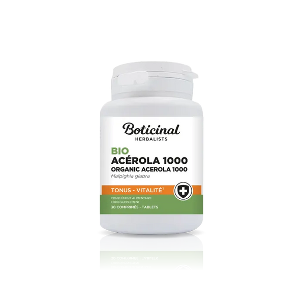 BOTICINAL LABORATOIRE TONUS & VITALITE - Acérola 1000 Bio, 30 comprimés