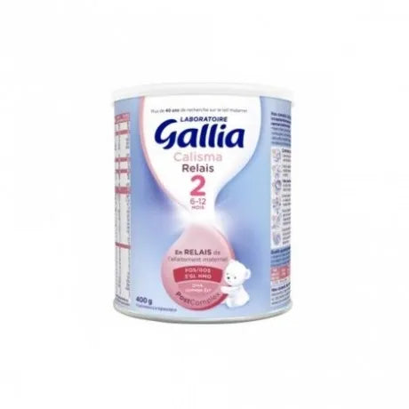 GALLIA CALISMA RELAIS - Lait en Poudre 2ème Âge - De 6 à 12 mois, 400g