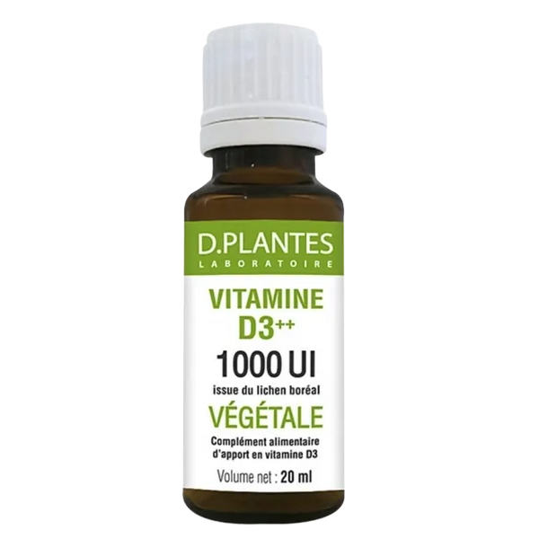 D.PLANTES Vitamine D Végétale 1000UI , 20ml
