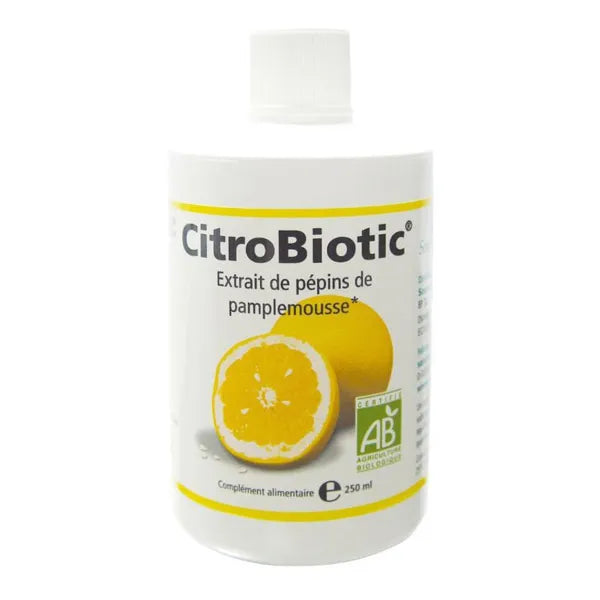 SOURCE-CLAIRE Citrobiotic Bio - Extrait Pépin de Pamplemousse, 250ml