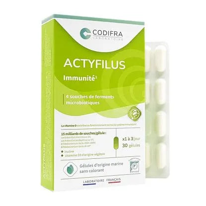 CODIFRA ACTYFILUS - Ferments Lactiques, 30 gélules