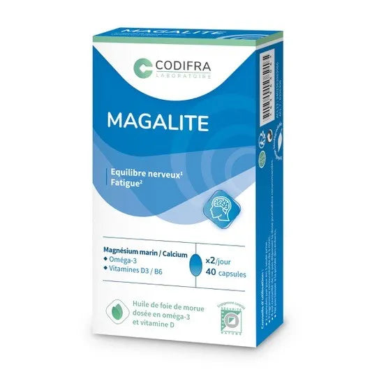 CODIFRA MAGALITE - Gestion du Stress, 40 capsules