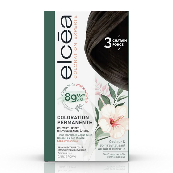 NOREVA ELCEA - 3.0 - Châtain Foncé Coloration Permanente, 140ml