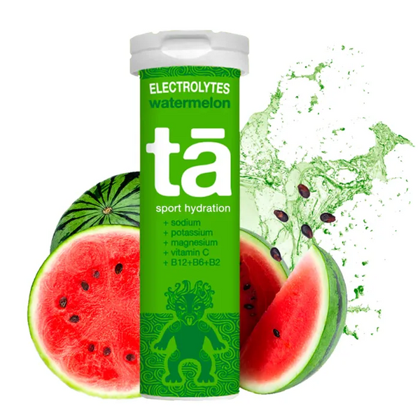 TĀ Pastilles Electrolytes Pastèque - Hydratation, 12 pastilles