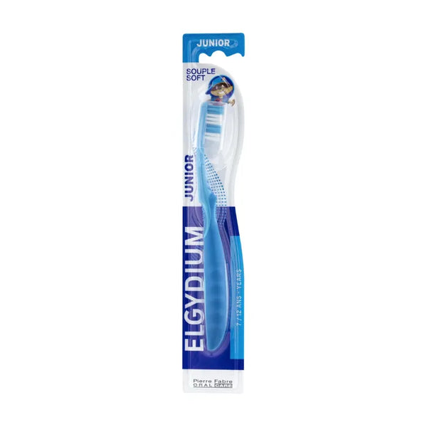 ELGYDIUM JUNIOR - Brosse à Dents Souple 7-12 ans