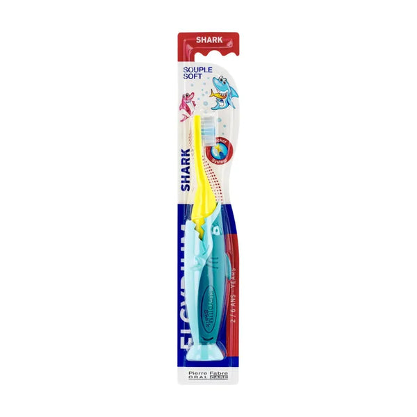 ELGYDIUM SHARK - Brosse à Dents Souple 2-6 ans