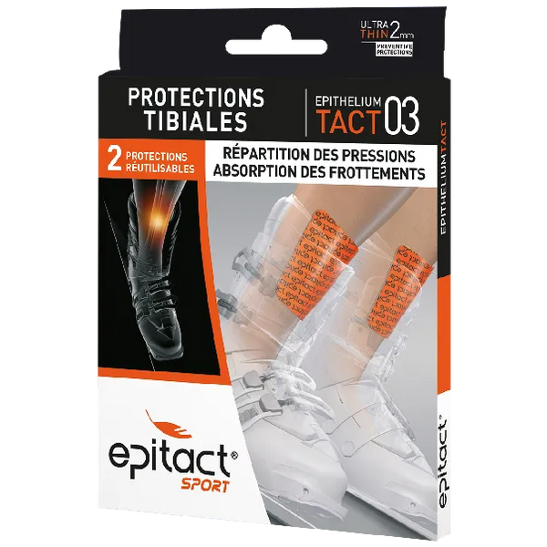 EPITACT SPORT - Protections Tibiales, 2 Protections Réutilisables
