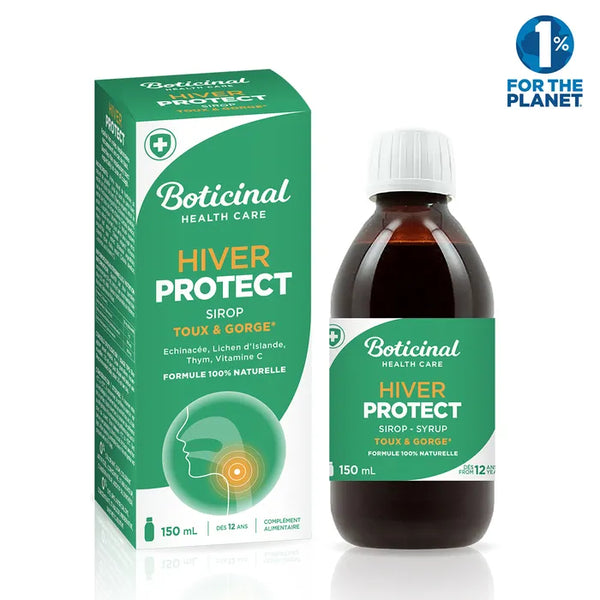 BOTICINAL LABORATOIRE Hiver Protect - Sirop Toux et Gorge, 150 mL
