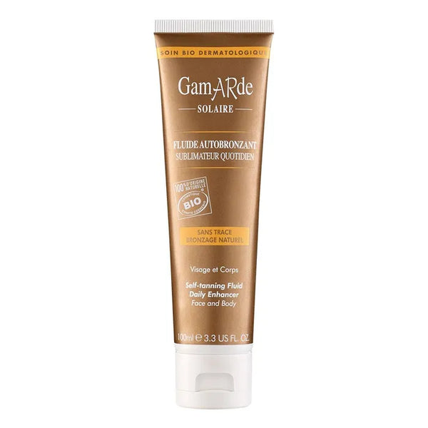 GAMARDE SOLAIRE - Fluide Autobronzant Sublimateur Quotidien - Visage et Corps, 100ml