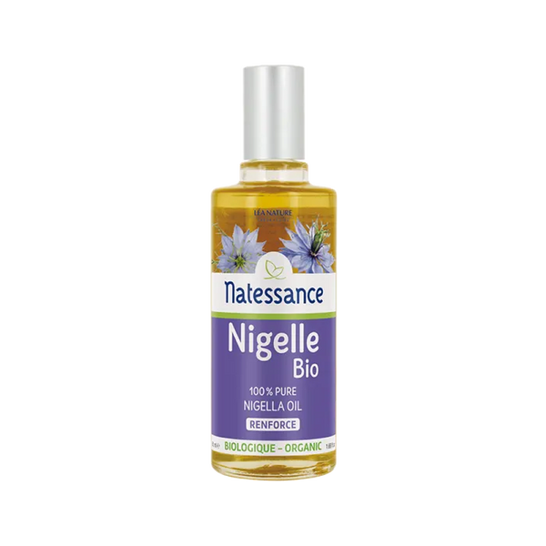 NATESSANCE Huile de Nigelle Bio - Visage et Corps - Tous Types de Peaux, 50ml