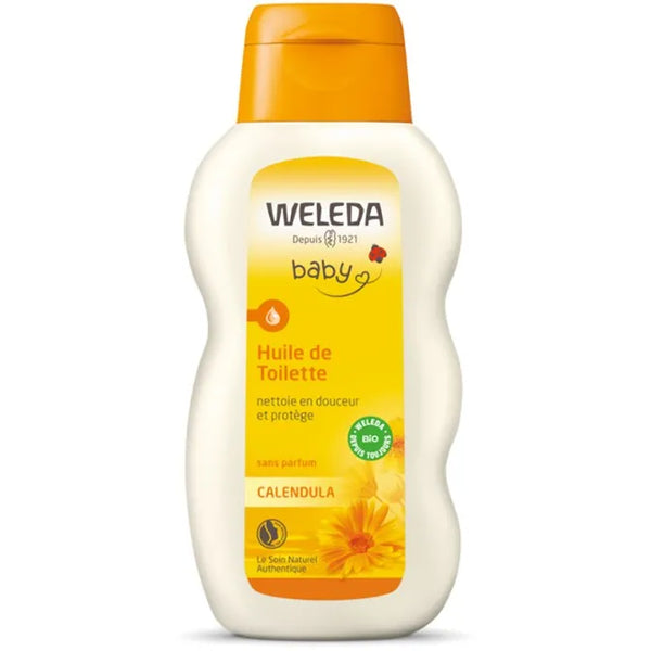 WELEDA BÉBÉ - Huile de Toilette au Calendula Bio, 200ml