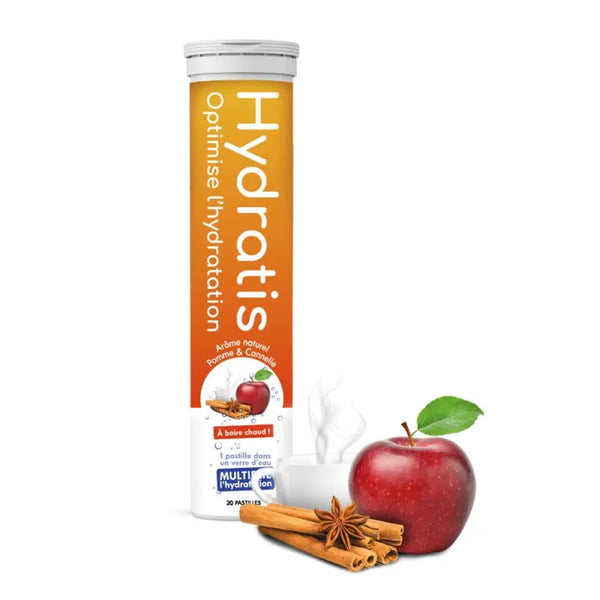 HYDRATIS Hydratation - Pomme Cannelle - 20 pastilles effervescentes