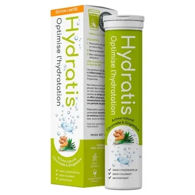HYDRATIS Hydratation - Citronnelle Gingembre - 20 pastilles effervescentes