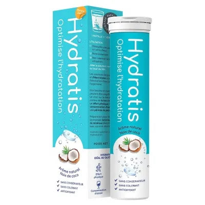 HYDRATIS Hydratation - Noix de Coco - 20 pastilles effervescentes