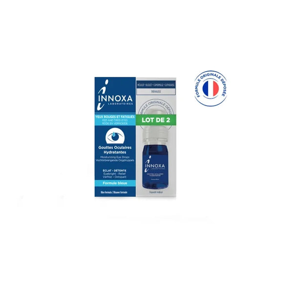 INNOXA Gouttes Oculaires Hydratantes - Yeux Rouges et Fatigués, 2x10ml